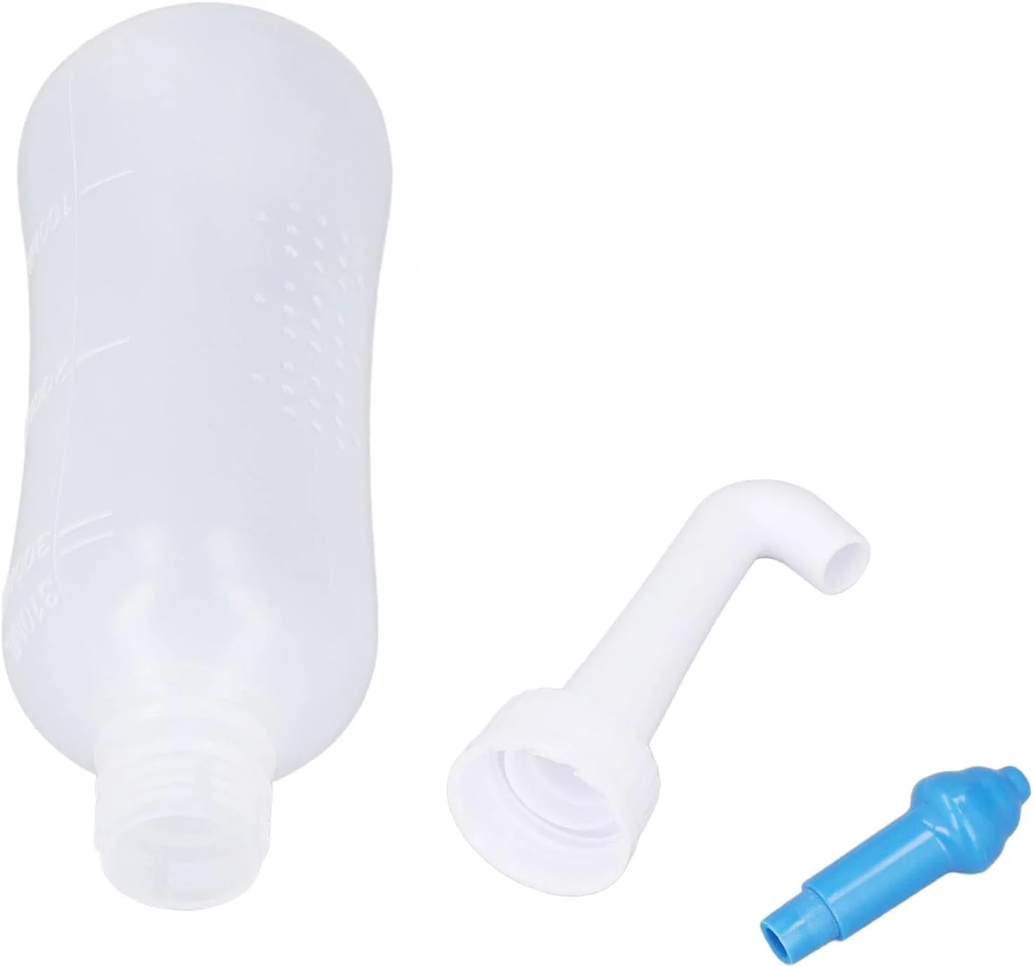 بطری شستشوی بینی شفاف قابل حمل (بینی آبی با پنج سوراخ)