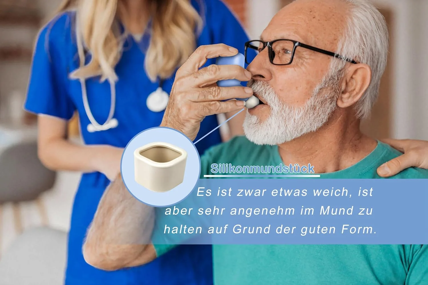 دستگاه تمرین ریه و پاک کننده مخاط برای تنفس و رفع انسداد