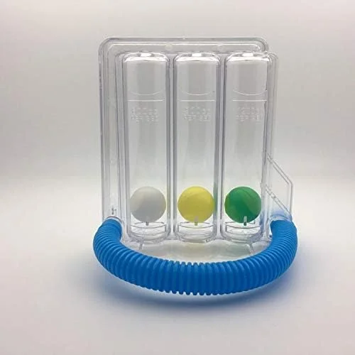 دستگاه تمرین تنفسی سه توپی، دستگاه تمرین اسپیرومتری، دستگاه توانبخشی تمرینات اسپیرومتری، دستگاه تست عملکرد ریه Zeenyi