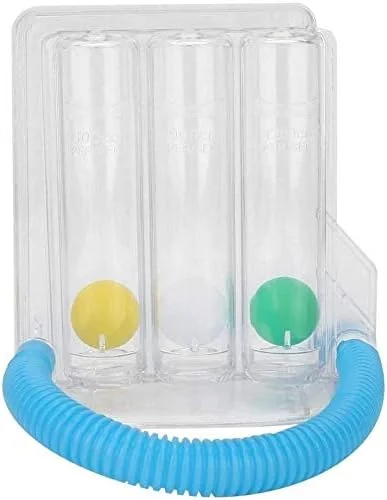 دستگاه تمرین تنفسی سه توپی، دستگاه تمرین اسپیرومتری، دستگاه توانبخشی تمرینات اسپیرومتری، دستگاه تست عملکرد ریه Zeenyi