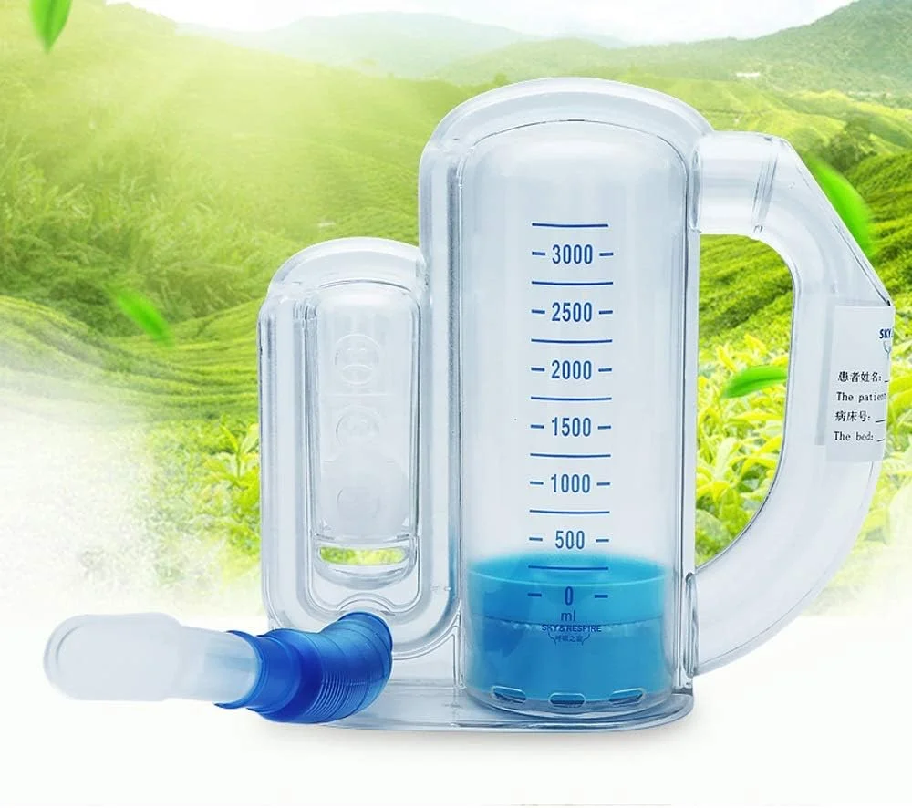 دستگاه تمرین تنفسی برای تقویت عملکرد ریه، مناسب برای تمرین اسپیرومتری و بهبود عملکرد ریوی افراد میانسال و سالمند