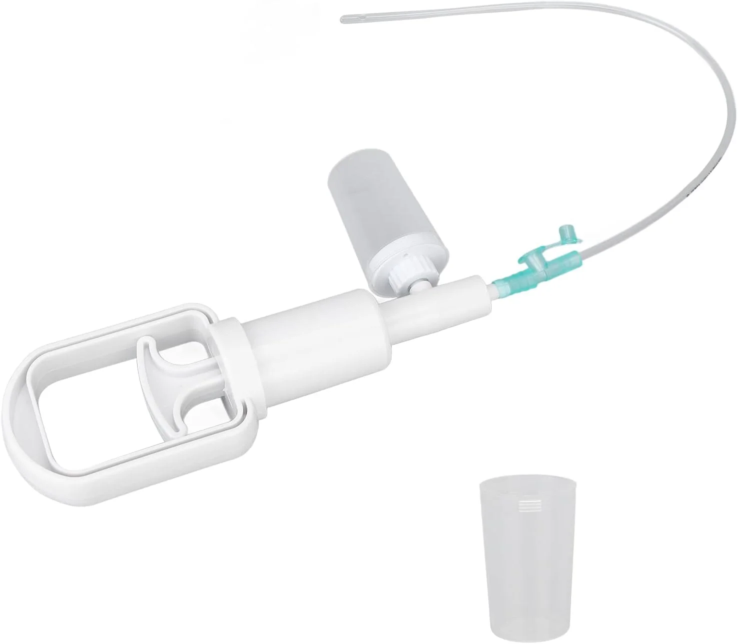 پمپ مکش مخاط، پمپ مکش دستی شفاف و قابل حمل خلط با لوله یکبار مصرف، پمپ مکش حرفه ای برای مراقبت در منزل