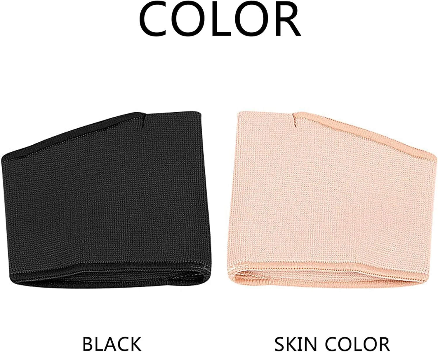 بالشتک های محافظ پنجه پا - پدهای آستین متاتارس نرم و راحت با پدهای ژله ای تسکین دهنده درد پد های جلوی پا برای زنان و مردان (L)