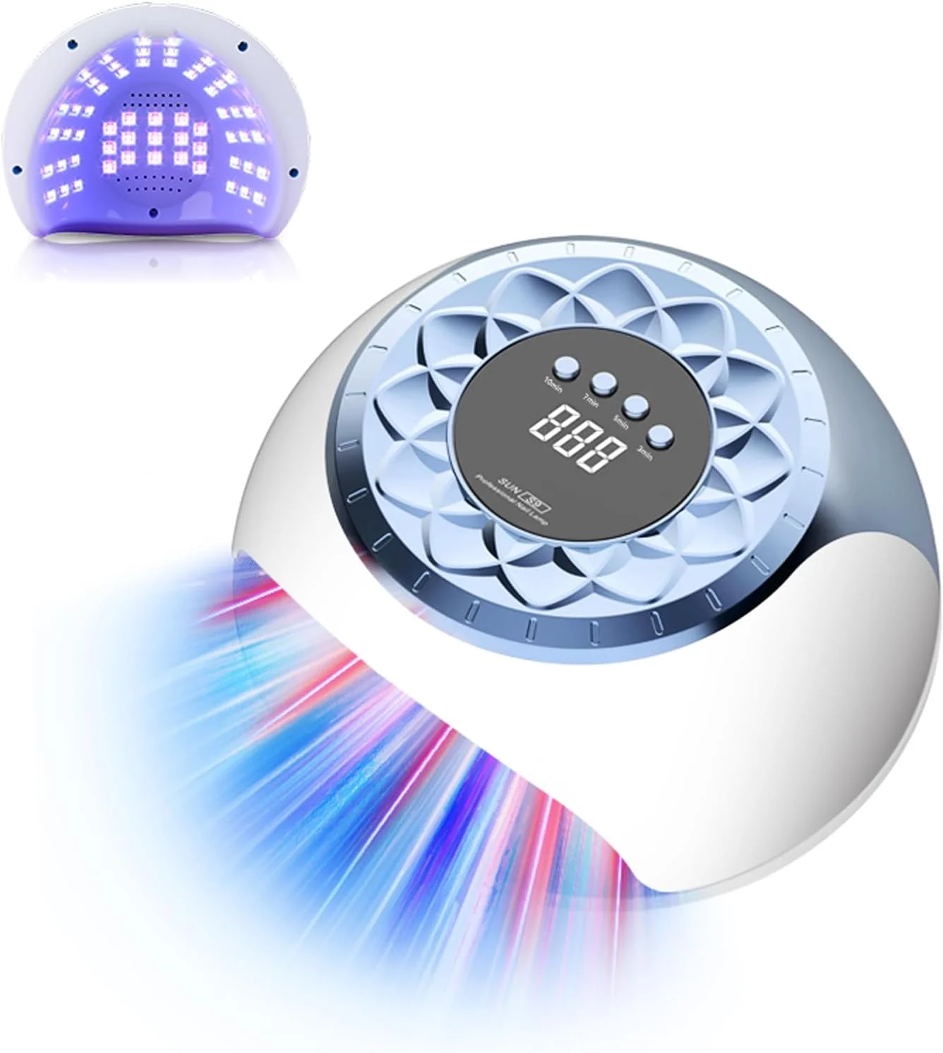 دستگاه لیزر قارچ ناخن 2025 مدل ارتقا یافته S9 با قابلیت نمایش زمان (10 دقیقه/7 دقیقه/5 دقیقه/3 دقیقه) مجهز به 15 LED نور مادون قرمز 405 نانومتری + 42 LED نور آبی 365 نانومتری برای درمان قارچ ناخن پا، ایمن و مطمئن (آبی) دستگاه لیزر قارچ ناخن 2025 مدل ارتقا یافته S9 با قابلیت نمایش زمان (10 دقیقه/7 دقیقه/5 دقیقه/3 دقیقه) مجهز به 15 LED نور مادون قرمز 405 نانومتری + 42 LED نور آبی 365 نانومتری برای درمان قارچ ناخن پا، ایمن و مطمئن (آبی)