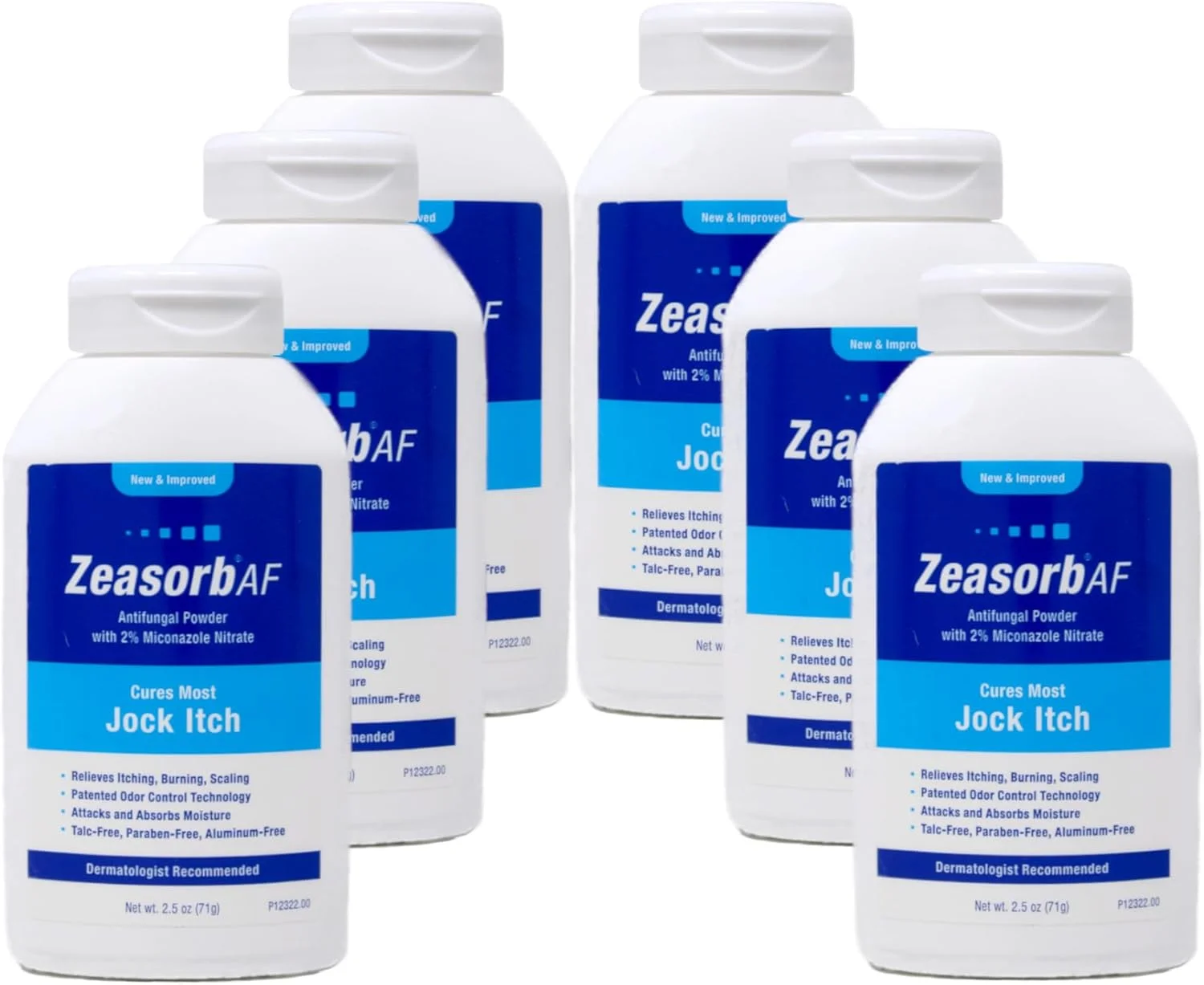 پودر درمانی ضد قارچ Zeasorb - 70 گرم، بسته 6 عددی پودر درمانی ضد قارچ Zeasorb - 70 گرم، بسته 6 عددی