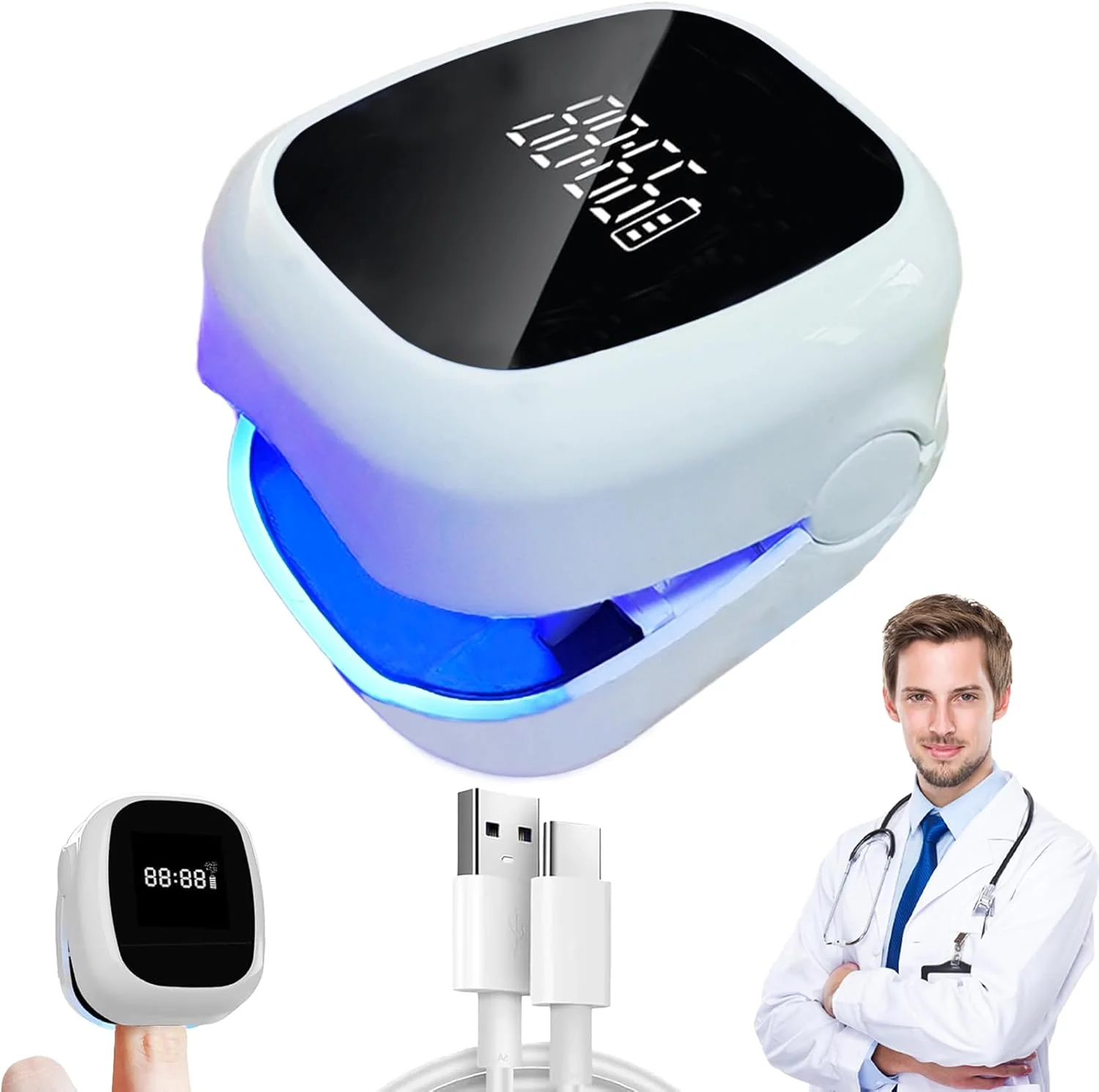 دستگاه لیزر درمان قارچ ناخن با نمایشگر زمان