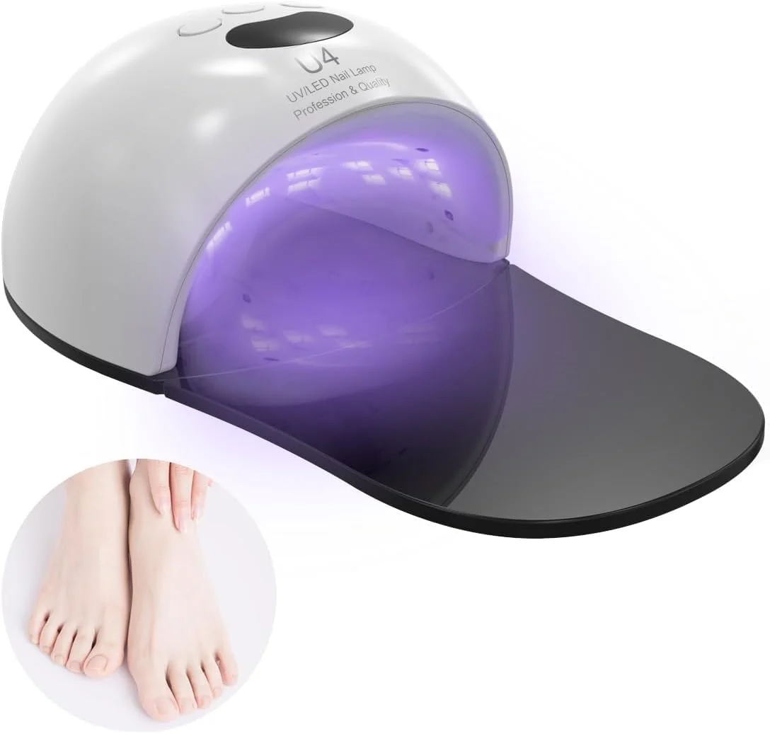 دستگاه پاکسازی قارچ ناخن ارتقا یافته برای چندین ناخن پا، دستگاه لیزر قارچ ناخن، دستگاه درمان قارچ ناخن با نور مادون قرمز 905 نانومتری + نور آبی 470 نانومتری، ایمن و قابل اعتماد