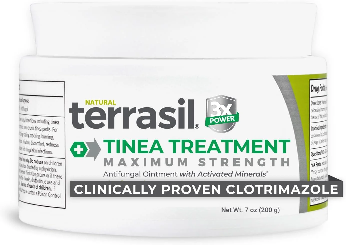 پماد موضعی تراسیل تینئا مکس 200 گرمی - تسکین 6 برابر سریعتر، پماد ضد قارچ طبیعی برای تینئا ورسیکالر، کورپوریس، کروریس و پدیس