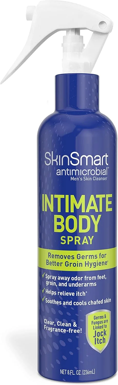 اسپری ضد میکروبی SkinSmart برای آقایان، بر پایه هیپوکلروس، دوش در یک بطری، از بین برنده باکتری های مرتبط