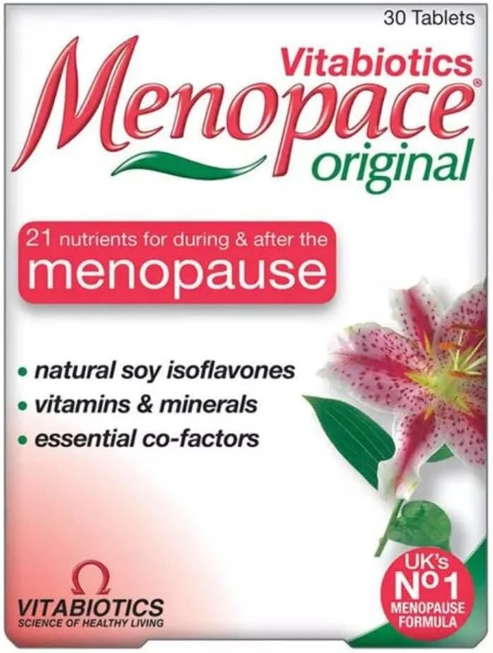 ویتا بیوتیکس: مکمل روزانه مخصوص بانوان در دوران یائسگی و پس از آن. این مکمل شامل مجموعه ویتامین B، روی و منیزیم است. همچنین حاوی ویتامین D برای کمک به حفظ سطح کلسیم، مهم برای استخوان های قوی می باشد. ویژگی های محصول: یک عدد در روز، مناسب برای گیاهخواران، 21 ماده مغذی برای دوران یائسگی و پس از آن. قرص های موثر یک بار در روز شامل ایزوفلاون های سویا طبیعی، ویتامین ها و مواد معدنی به همراه کوفاکتورهای ضروری. می توان آن را همراه یا مستقل از درمان جایگزینی هورمونی (HRT) مصرف کرد و می تواند پس از یائسگی تا زمانی که مورد نیاز است ادامه یابد. این فرمول علمی توسعه یافته مواد مغذی را برای کمک به حفظ استخوان های قوی فراهم می کند.