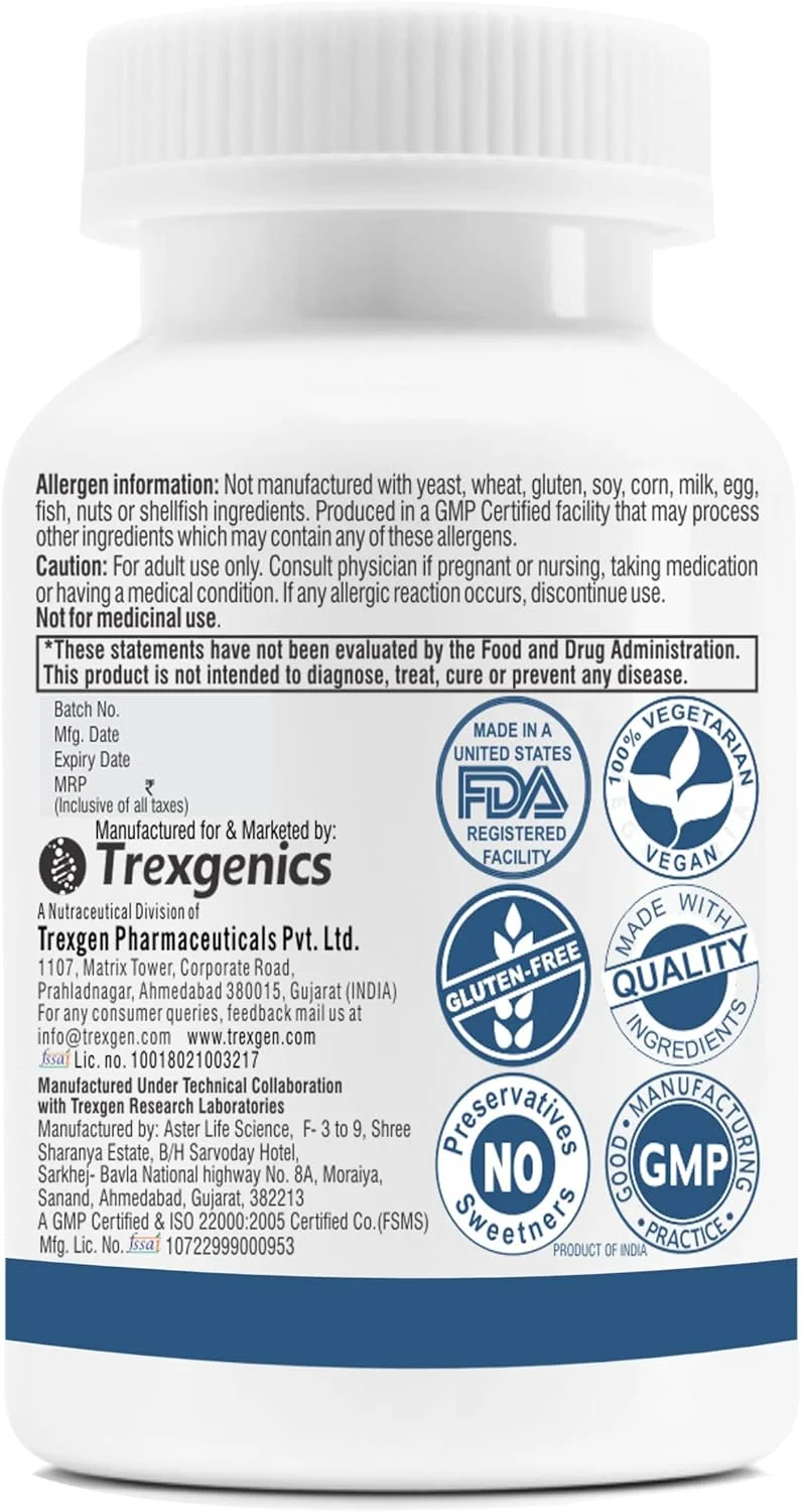 ترکس ژنیکس® پیور استرو پلاس کمپلکس پیشرفته پوراریا میریفیکا به همراه ویتامین ها و مواد معدنی ضروری (60 کپسول گیاهی)