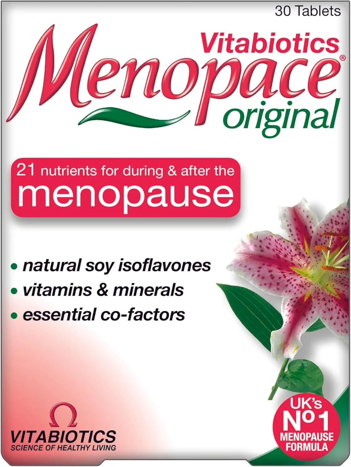 منوپیس ویتابیوتیکس با ایزوفلاون های سویا - 30 عدد قرص