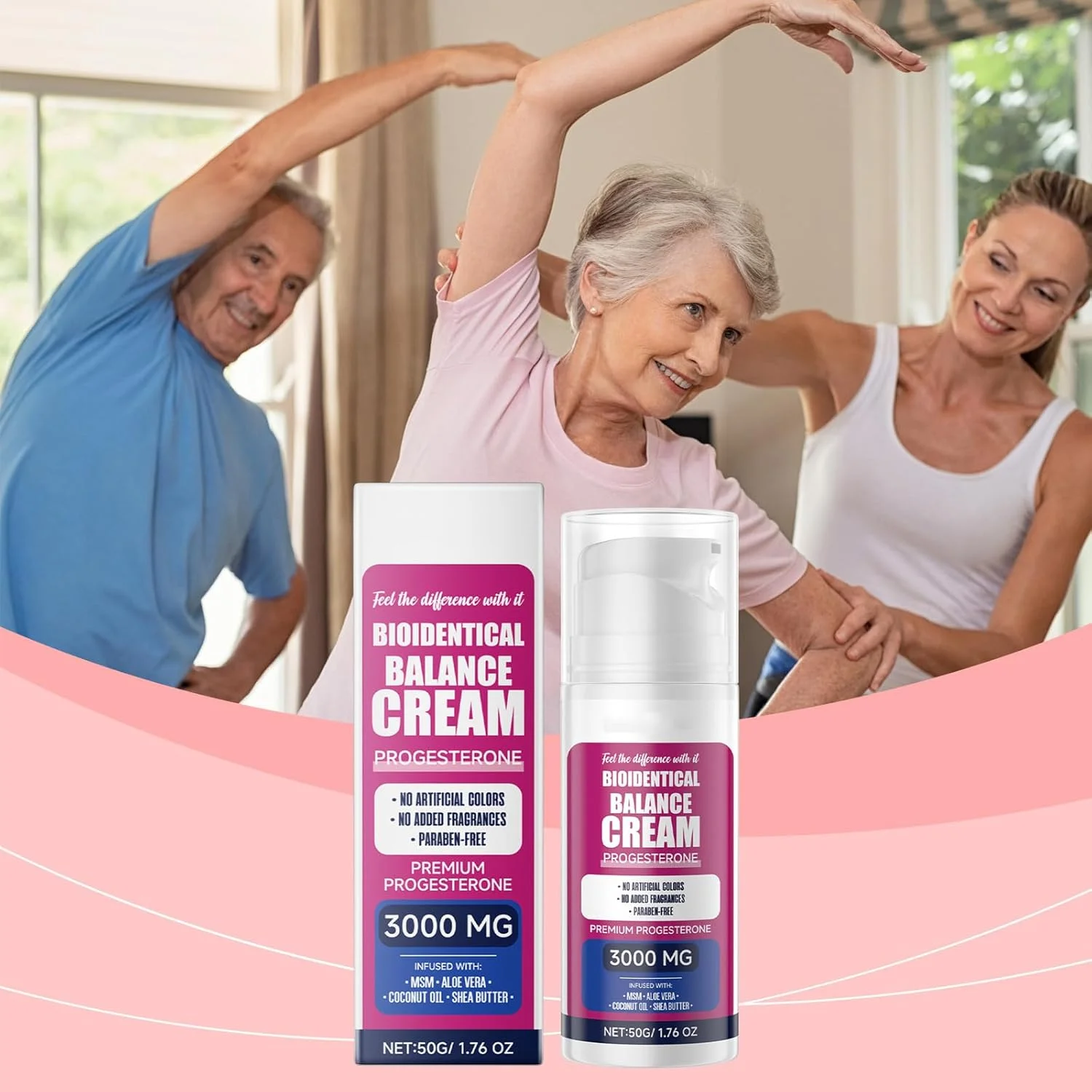 کرم تعادل دوران یائسگی بانوان، تنظیم کننده خلق و خو، کاهش خستگی، نوسانات خلقی، بهبود خواب، 50 گرم کرم تعادل دوران یائسگی بانوان، تنظیم کننده خلق و خو، کاهش خستگی، نوسانات خلقی، بهبود خواب، 50 گرم