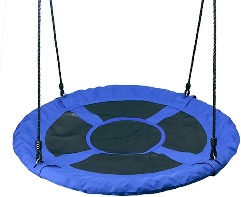 تاب بازی گرد یک متری 40 اینچی مناسب فضای باز، تاب لانه درختی چرخشی 900D 600، تاب طنابی گرد غول پیکر پرنده
