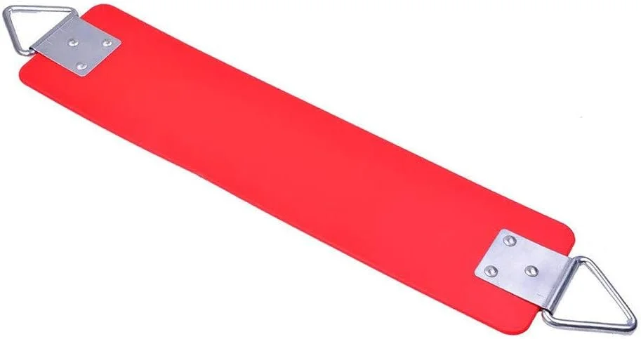 تاب بازی برای کودکان و بزرگسالان، تاب فضای باز حیاط با مثلث فلزی، تاب با دوام و مقاوم، جایگزین تاب، قرمز