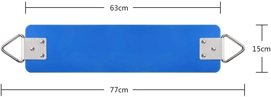 تاب بازی RBW TOYS برای کودکان و بزرگسالان، تاب فضای باز حیاط و زمین بازی با مثلث فلزی، تاب با دوام و سنگین، جایگزین تاب، آبی