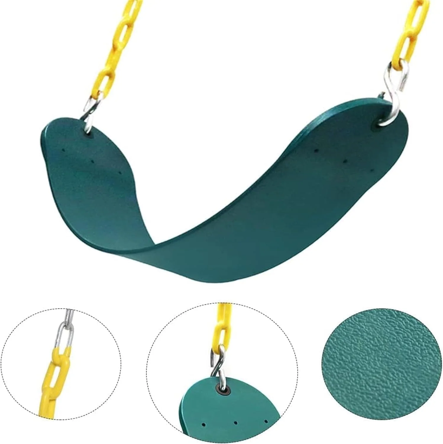 تاب بازی تسمه ای مقاوم - جایگزین تاب بازی زمین بازی و کارابین برای نصب آسان - سبز تاب بازی تسمه ای مقاوم - جایگزین تاب بازی زمین بازی و کارابین برای نصب آسان - سبز