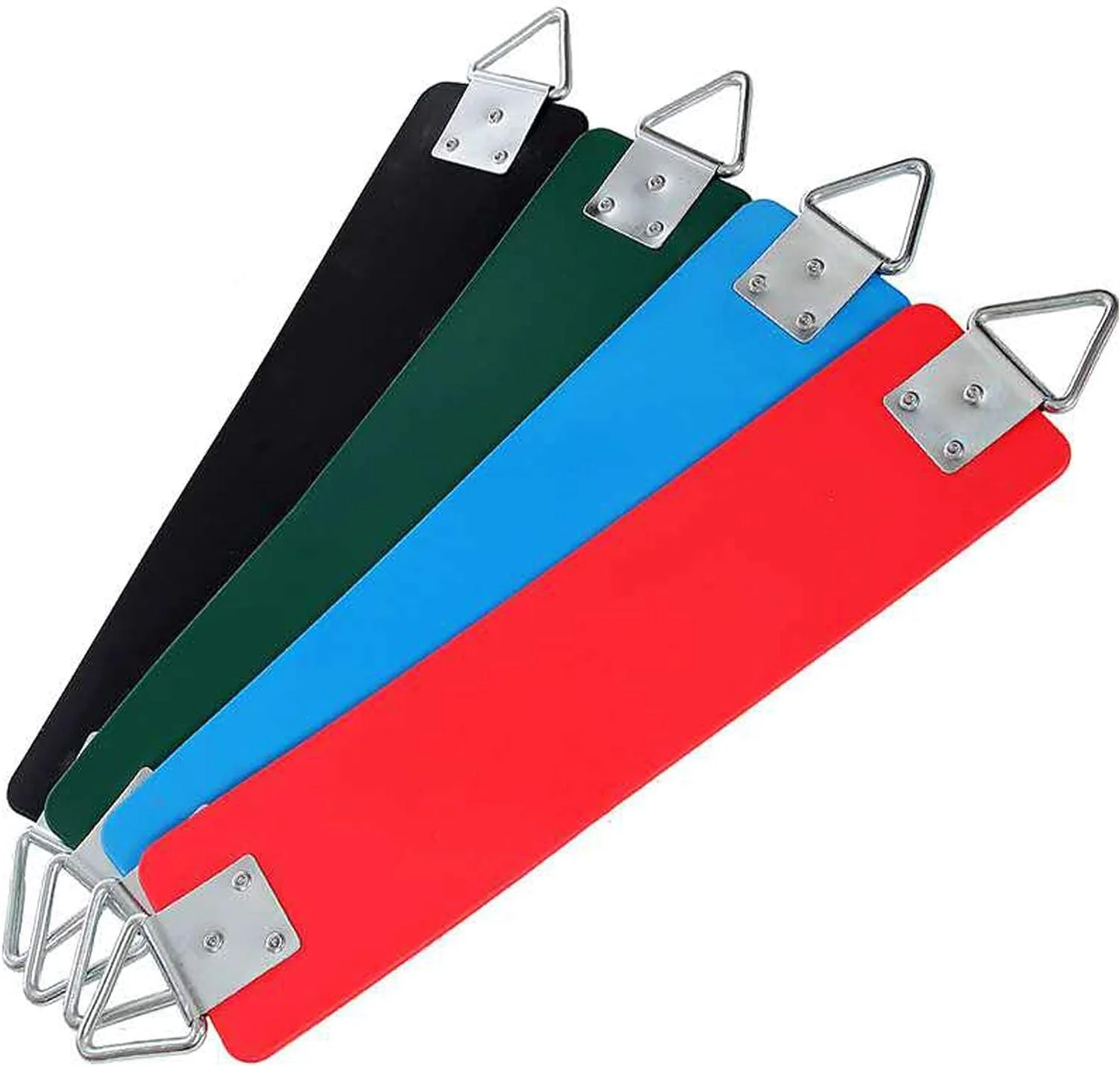 تاب بازی حیاطی برای کودکان و بزرگسالان با حلقه فلزی مثلثی، 2 زنجیر و قلاب (سبز) تاب بازی حیاطی برای کودکان و بزرگسالان با حلقه فلزی مثلثی، 2 زنجیر و قلاب (سبز)