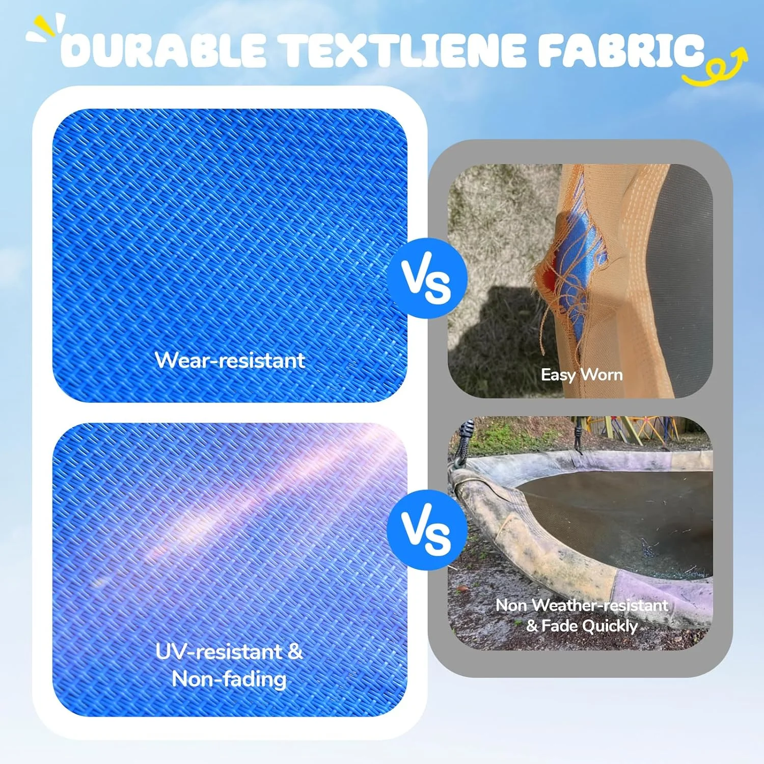 تاب بازی درختی بشقابی تریکسی با ظرفیت 450 کیلوگرم و قطر 100 سانتی متر، مناسب کودکان و بزرگسالان، دارای زنجیرهای مقاوم در برابر زنگ زدگی، پارچه تکستیلن مقاوم در برابر اشعه ماوراء بنفش و سایش، مناسب فضای باز و حیاط خلوت