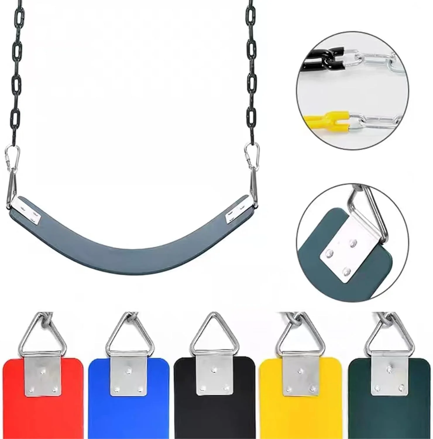 زنجیر روکش پلاستیکی مقاوم برای تاب (زرد)