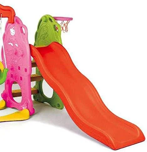مجموعه سرسره و تاب ۳ در ۱ به همراه بسکتبال چند رنگ RBW TOYS مناسب فعالیت های کودکان rbw16341b1t بهترین اسباب بازی ها.