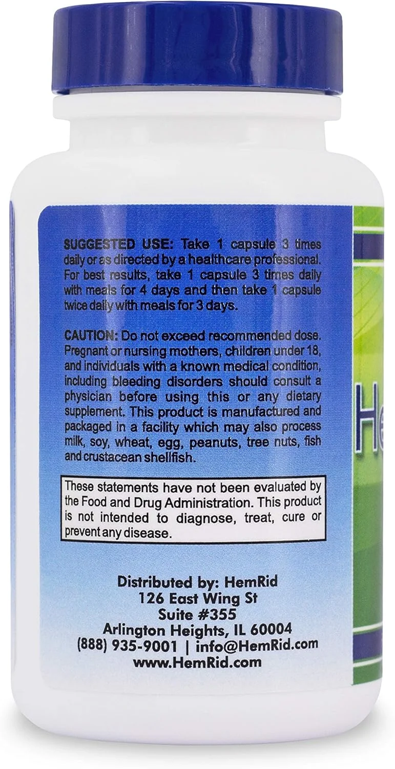 قرص های گیاهی همورئید HemRid Ultra برای تسکین سریع (دوز 2 هفته ای) - ساخت ایالات متحده آمریکا - اطمینان از عملکرد یا بازگشت وجه