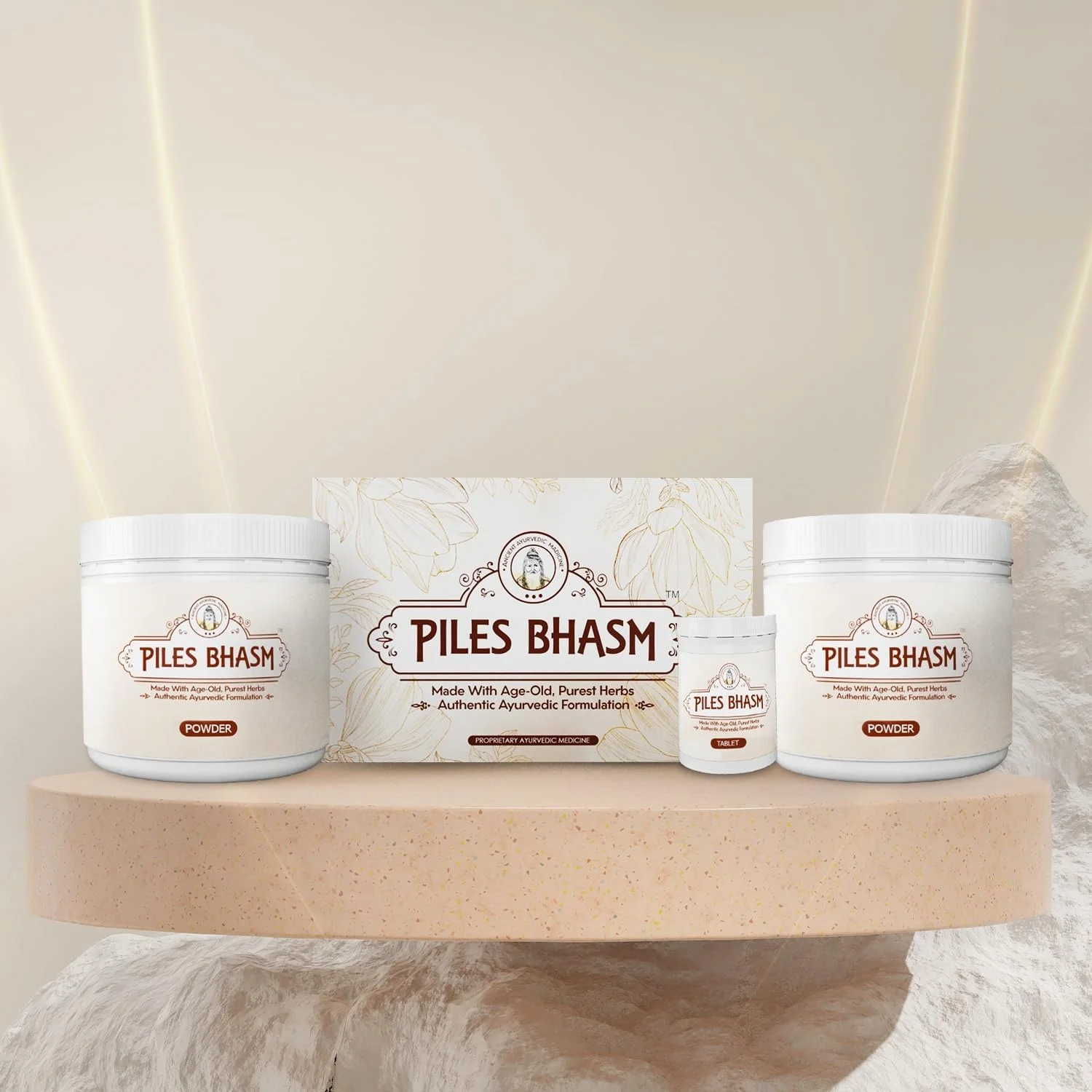 قرص بهاسم برای بواسیر، 450 عدد | پشتیبانی طبیعی برای بواسیر، شقاق و فیستول | تسکین سریع خونریزی، سوزش و درد | فرمول آیورودا