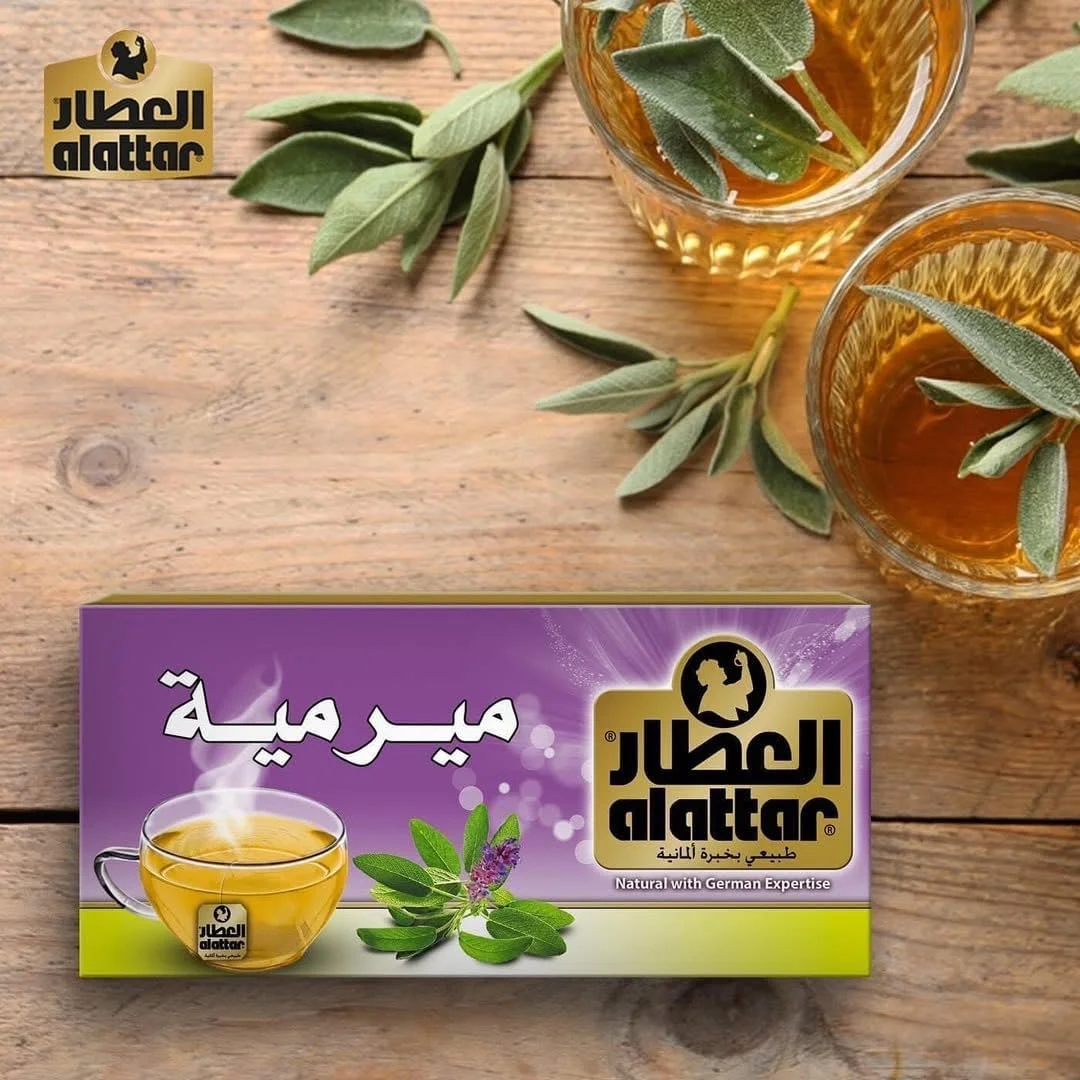 دمنوش مریم گلی علاطر – 20 عدد تی‌بگ | سلامتی گیاهی با مریم گلی طبیعی | پشتیبانی از هضم و آرامش و تسکین دهنده | مخلوط با مریم گلی معطر