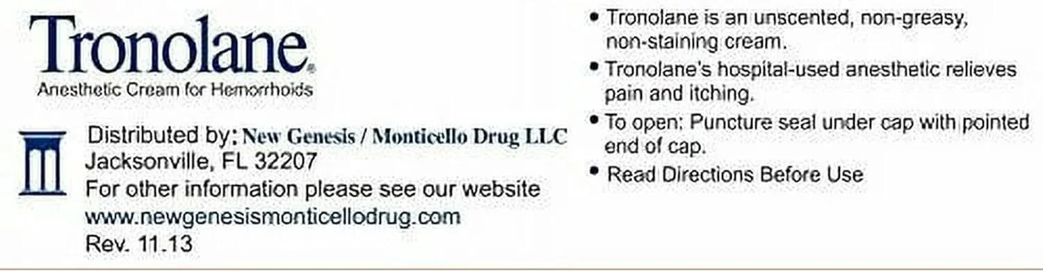 کرم بی حس کننده ترونولان برای بواسیر (بسته 2 عددی، چند رنگ)