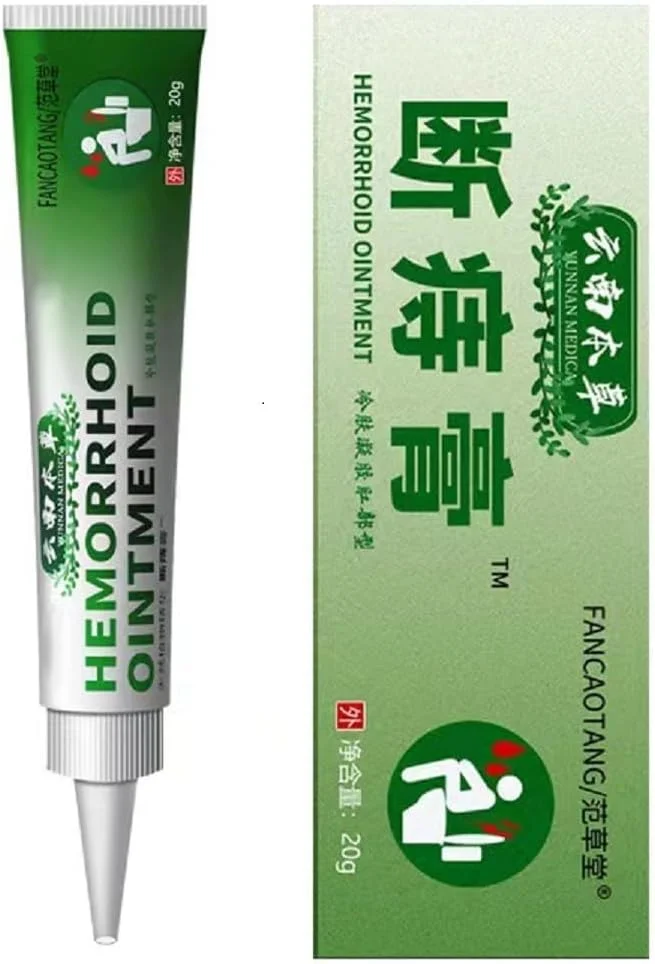 کرم بواسیر گیاهی Rhomba، کرم گیاهی چینی برای مردان و زنان، ژل درمان بواسیر، پماد بواسیر و شقاق، فرمول التیام بواسیر با تسکین سریع