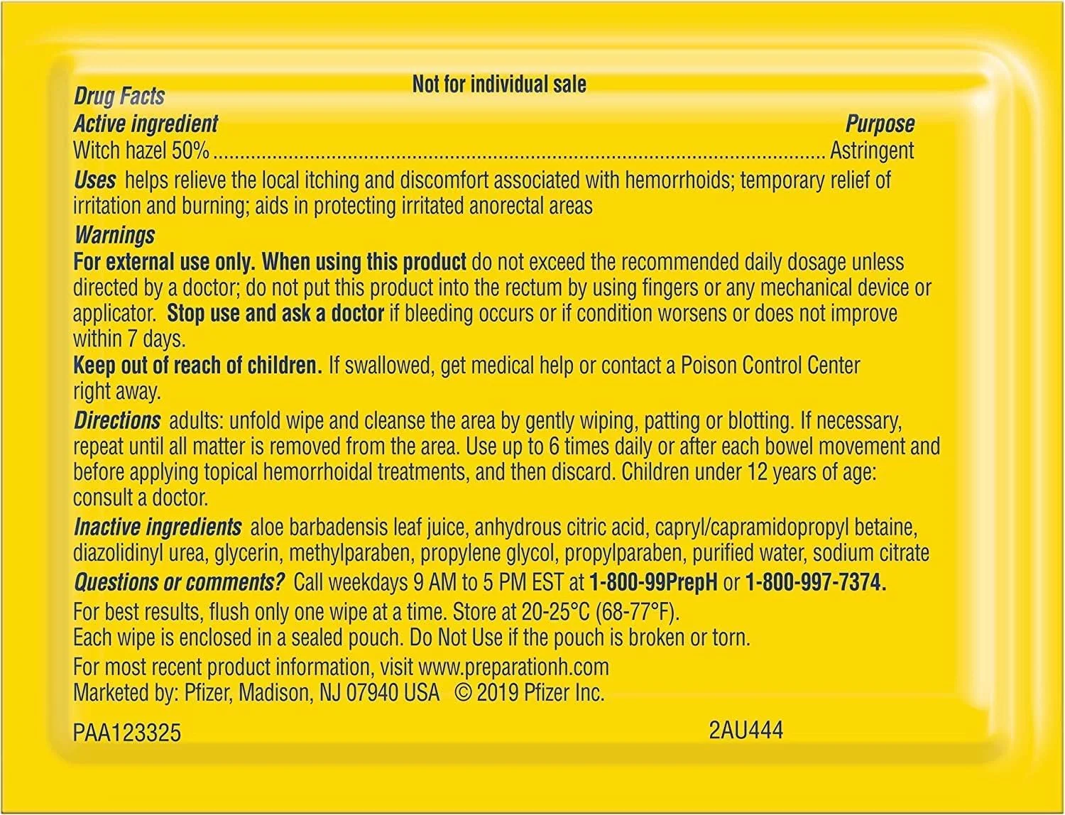 دستمال مرطوب تسکین دهنده سوزش، 10 عددی (بسته 5 عددی)