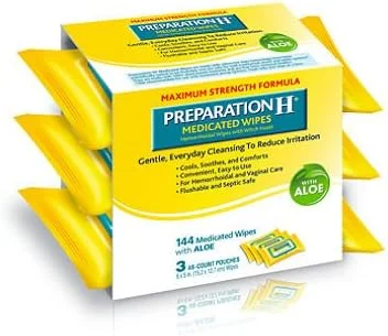 دستمال مرطوب دارویی با آلوئه ورا، 144 عدد