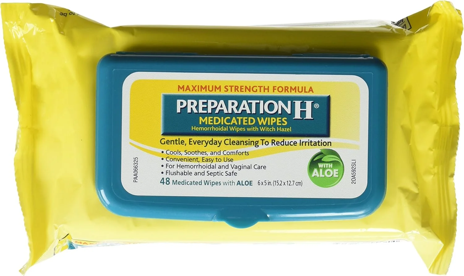 دستمال مرطوب دارویی اچ، 48 عددی (بسته 4 عددی)