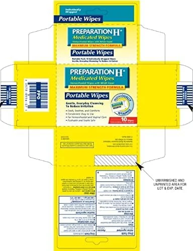 دستمال مرطوب دارویی برای تسکین ناراحتی 48 عددی - بسته 2 عددی