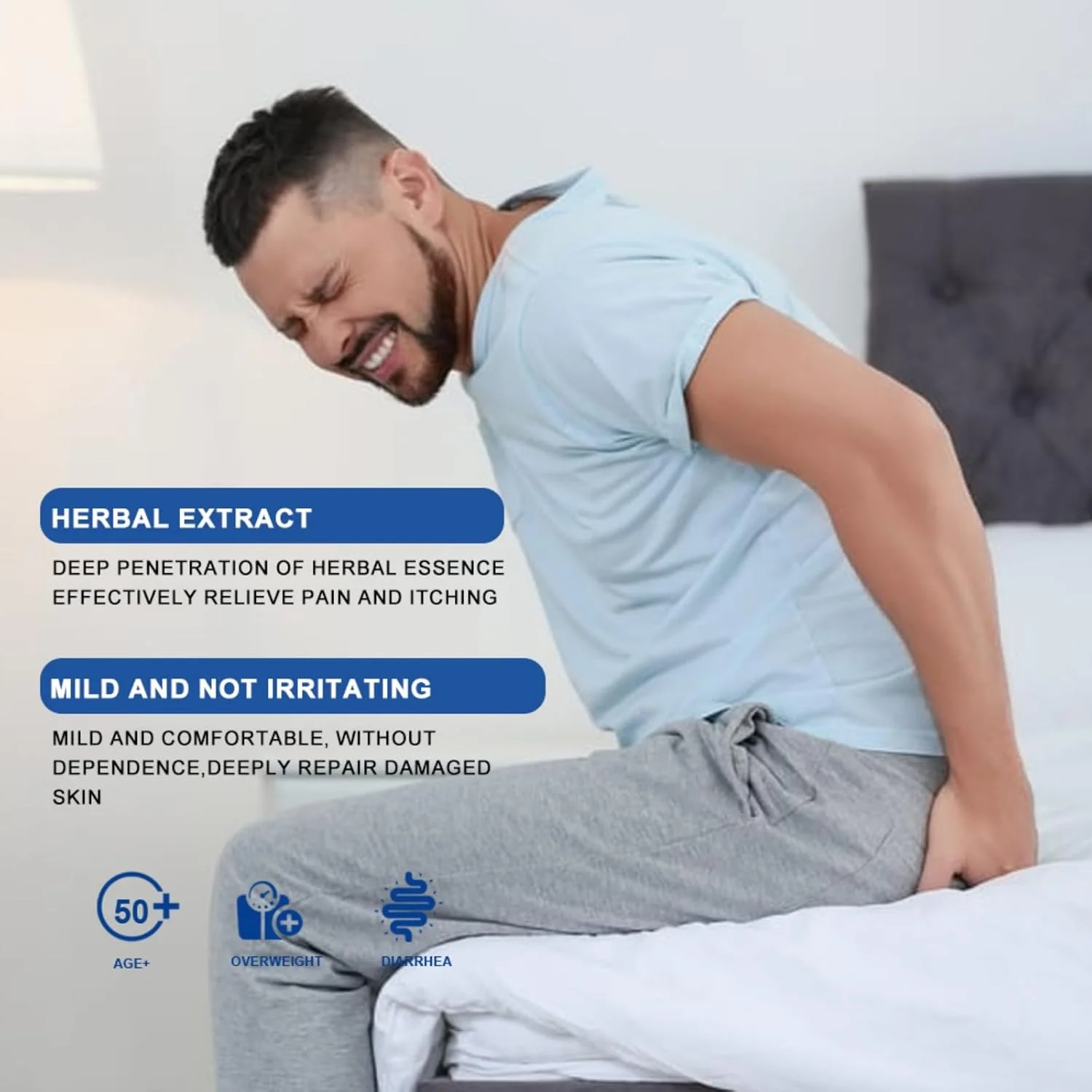 کرم مراقبت از هموروئید 20 گرم - تسکین دهنده و آرام بخش برای هموروئید، رفع خارش، درد و تورم، ایجاد راحتی برای هموروئید خارجی و داخلی، برای مراقبت فوری و بهبودی