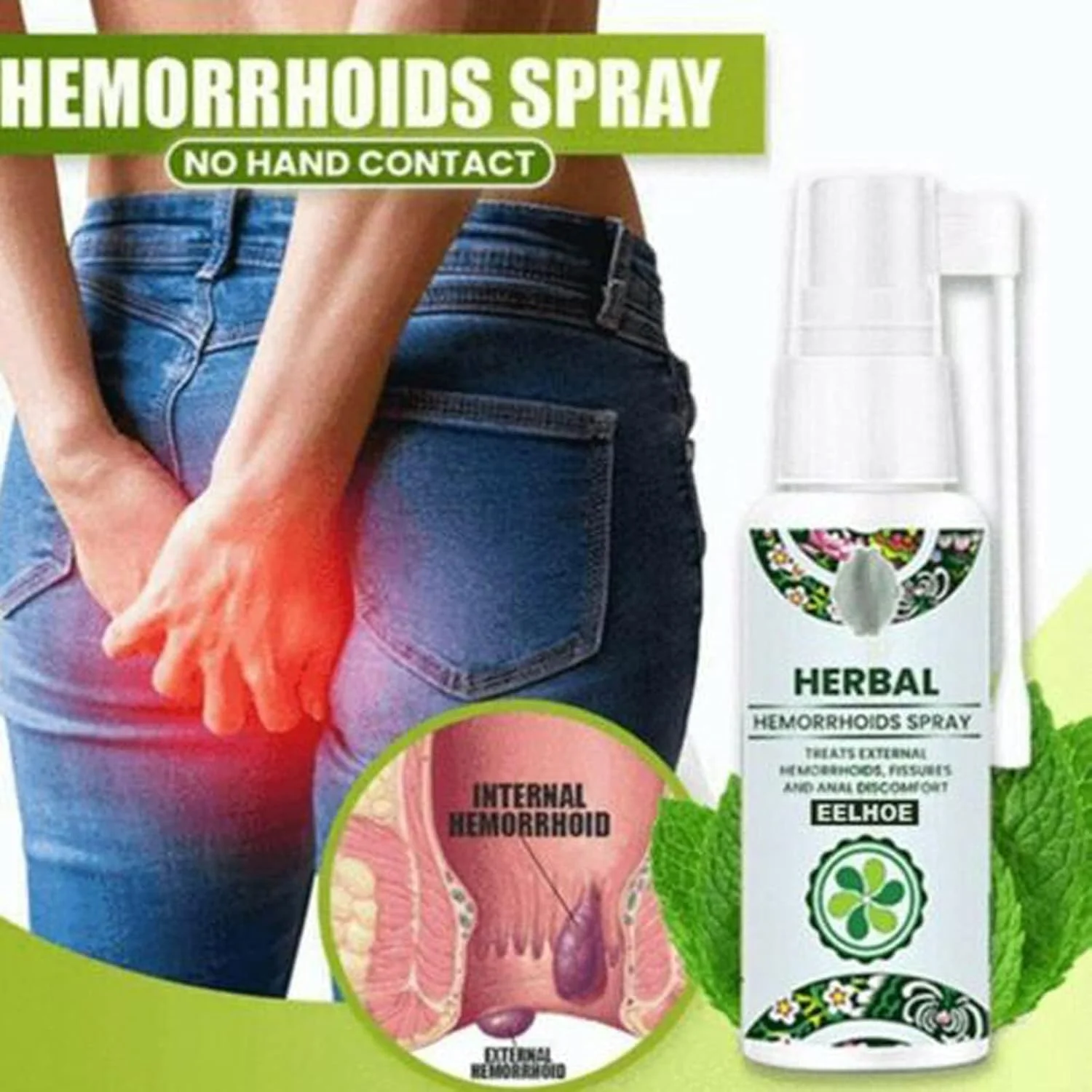 اسپری درمان ۳۰ میلی لیتری با عصاره گیاهی طبیعی و بدون تحریک (۱ بسته)