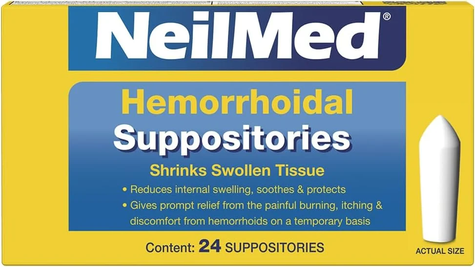 شیاف نیل‌مد برای بافت متورم، تسکین سوزش، خارش و ناراحتی ناشی از ، 24 عدد