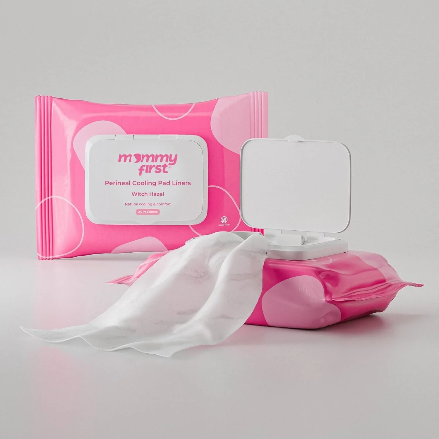 پدهای التیام بخش ناحیه پرینه حاوی فندق افسونگر | ملزومات بعد از زایمان | تسکین هموروئید | 24 پد فندق افسونگر | تسکین و بهبود پس از زایمان (بزرگ)