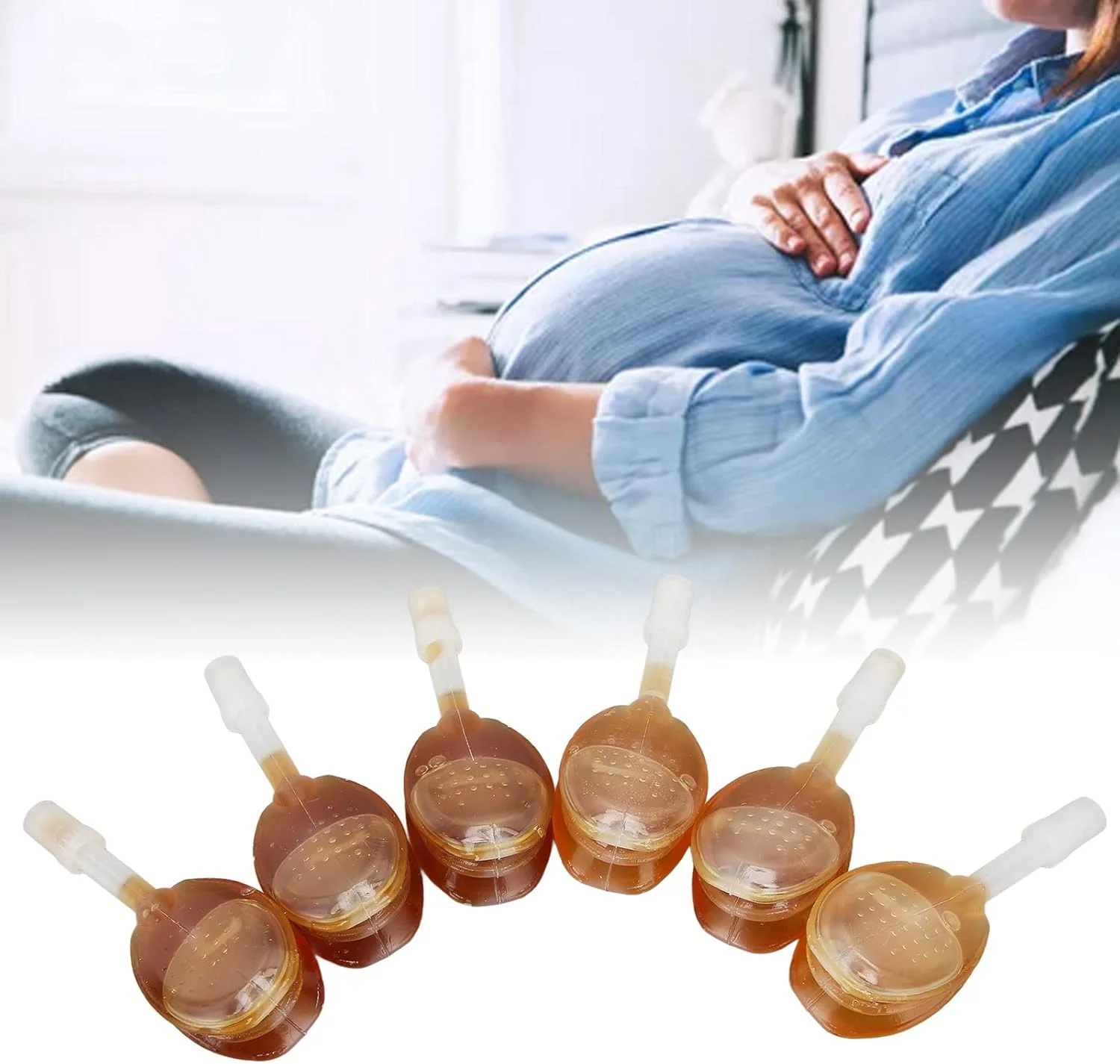 شیاف گلیسیرین مایع، شیاف های ایمن عصاره آلو برای رفع یبوست، 6 بسته برای استفاده خانگی کودکان