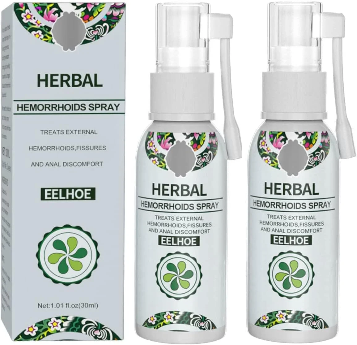 اسپری گیاهی طبیعی بواسیر، اسپری درمان بواسیر داخلی و خارجی، اسپری تسکین دهنده مقعد، اسپری تسکین سریع بواسیر
