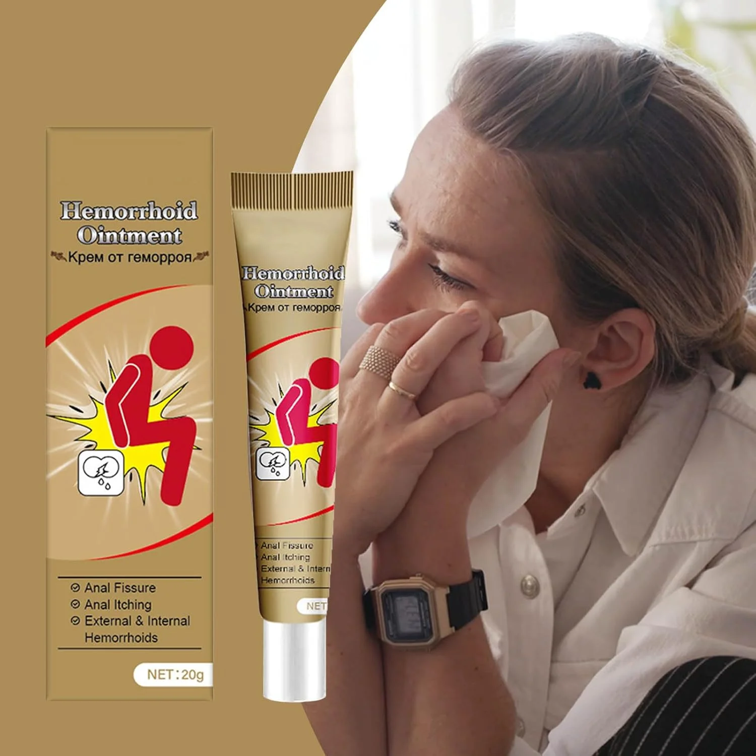 پماد گیاهی برای مراقبت از بدن، کرم ماساژ، کرم مراقبت از بدن برای آقایان و بانوان 20 گرم