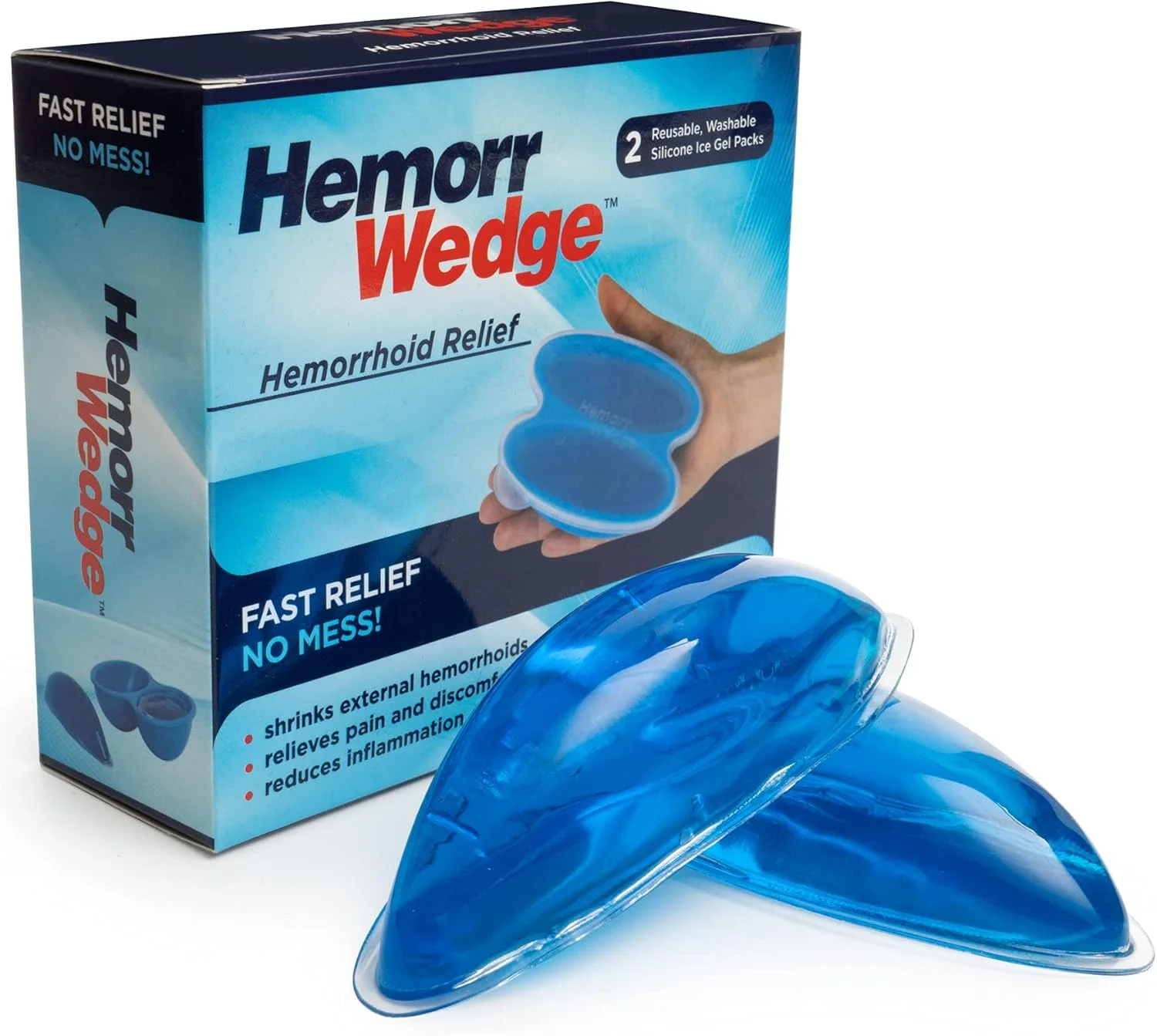 کمپرس یخ درمان بواسیر - بسته ژل سیلیکونی، همراه با کیف