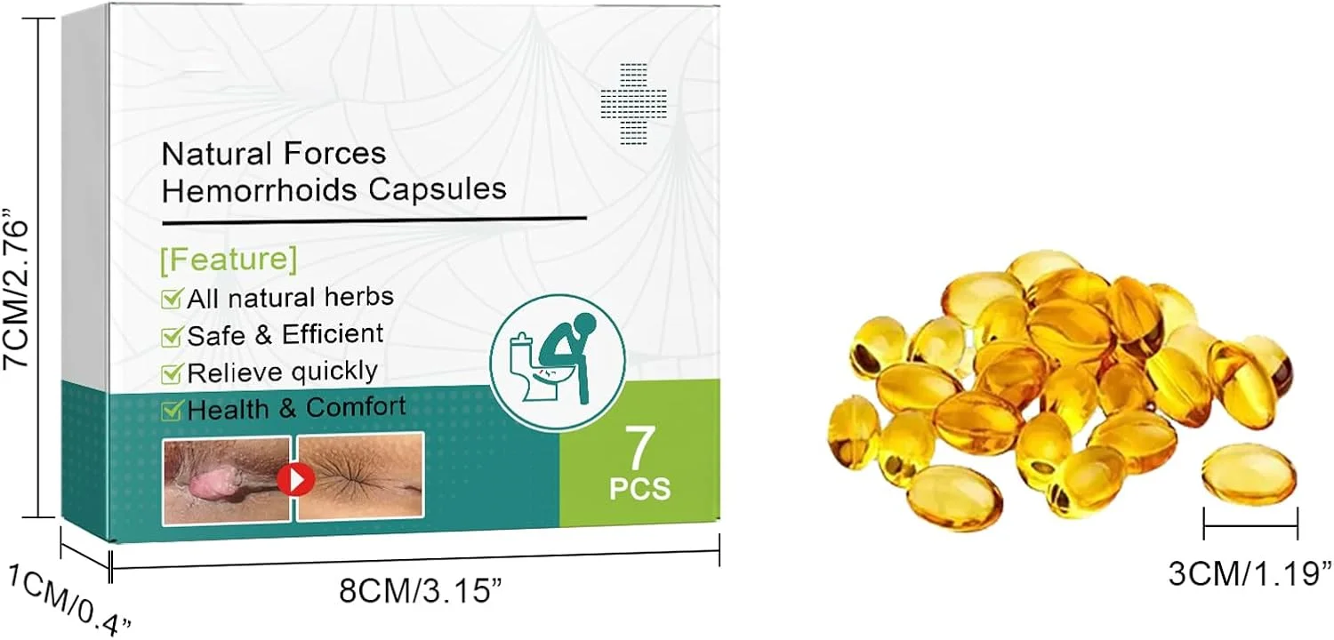 کپسول های رفع کننده ، کپسول های طبیعی برای تسکین ، مراقبت موثر، برای مراقبت و بهبود (1 بسته)