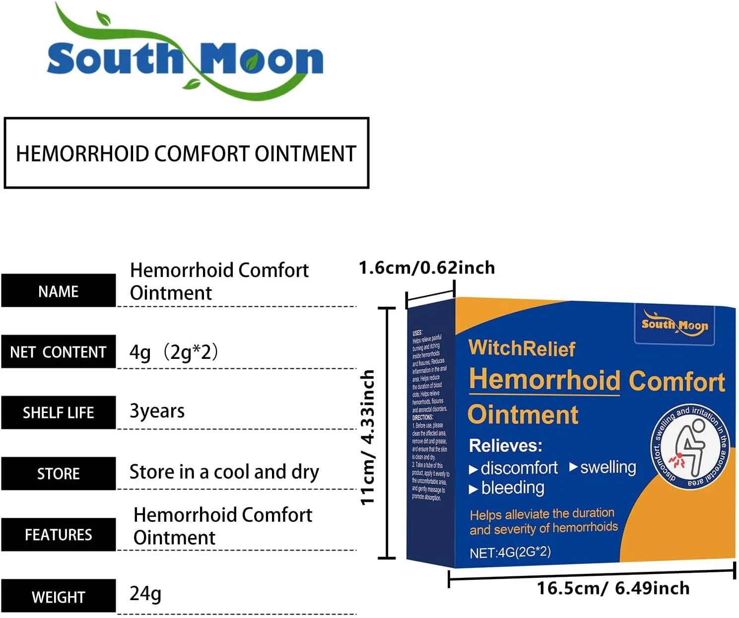 شیاف بواسیر – پماد بواسیر حاوی ریشه سوفورا و شیرین بیان، تسکین دهنده پوست، خنک کننده، جذب سریع، 2 عدد شیاف