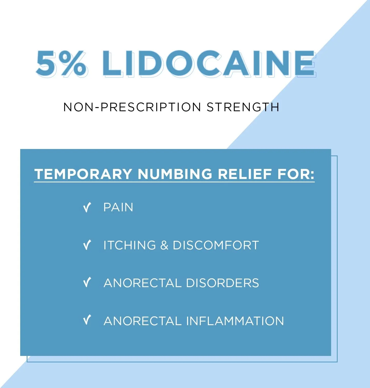 کرم بی‌حسی موضعی لیدوکائین 5% برای تسکین درد، 120 گرم