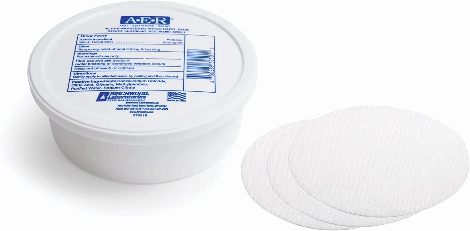 پدهای فندق افسونگر آزمایشگاه Birchwood A.E.R - بسته 2 عددی 40 تایی