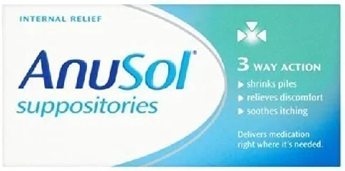 شیاف مقعدی آنوسول، 12 عدد در بسته