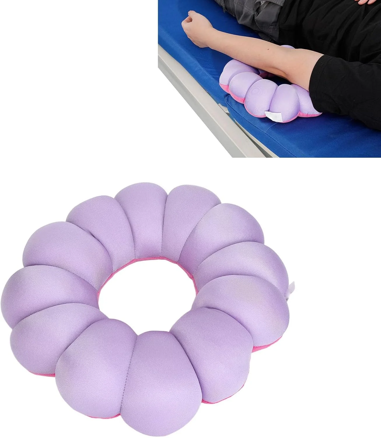 بالشتک زخم بستر Asixxsix، بالشتک هموروئید تنفسی شکل گل کاهش فشار بالشت هموروئید توخالی برای بارداری، زخم بستر، دنبالچه، سیاتیک