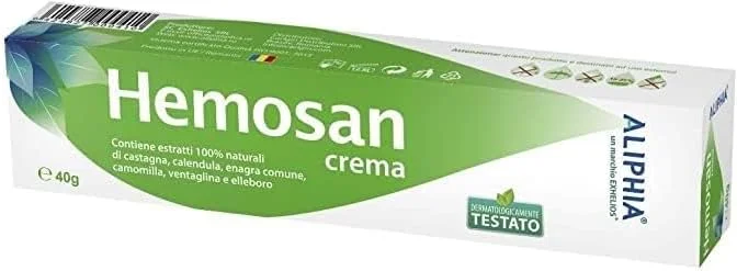 کرم هموسان آلفیفا 40 گرم - ضد التهاب و شقاق، اگزما - عصاره های گیاهی طبیعی شاه بلوط، گل همیشه بهار، گل مغربی، بابونه، آلکمیلا و خربق