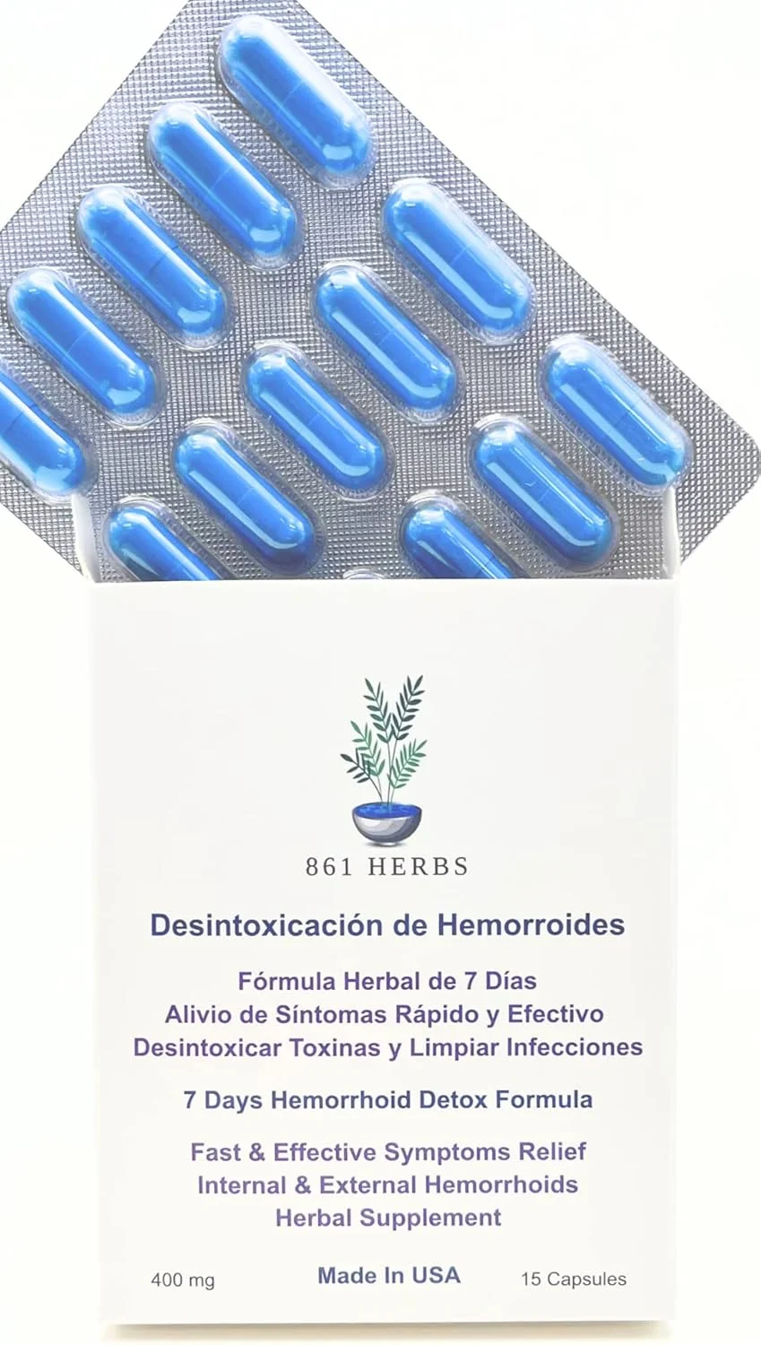 سم زدایی هموروئید، 7 روزه 15 کپسول، پرداختن به علل زمینه ای، پاکسازی و تسکین وریدها، تسکین طبیعی